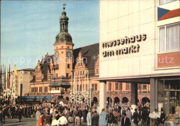 Leipzig Messehaus am Markt Altes Rathaus