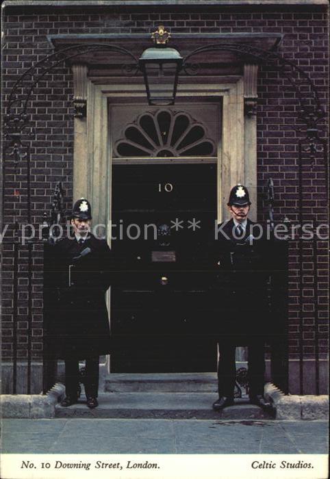 Polizei 10 Downing Street London