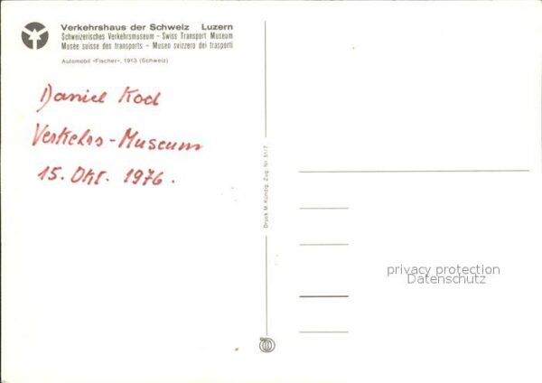 Autos Automobil Fischer 1913 Verkehrshaus der – Bild 2