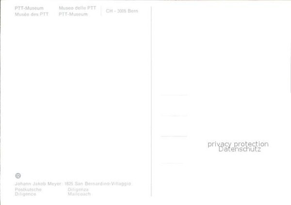 Post Postkutsche Johann Jakob Meyer 1825 San – Bild 2