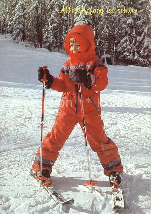Skifahren Kind