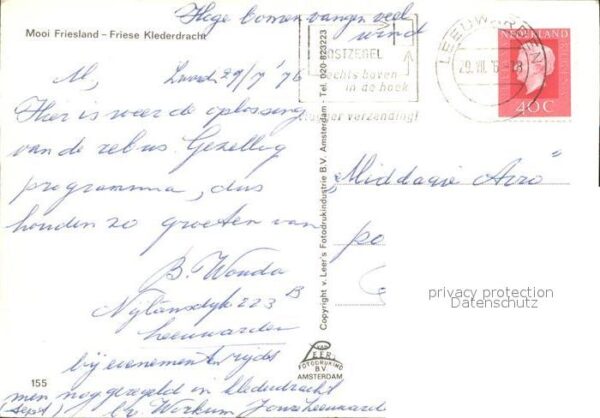 Trachten Holland Friesland Friese Klederdracht – Bild 2