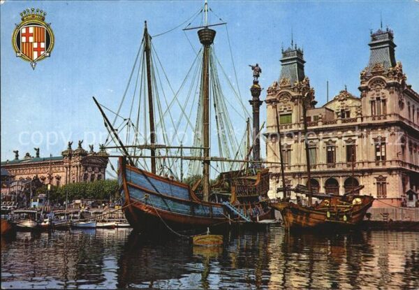 Segelschiffe Barcelona Carabella Sta. Maria