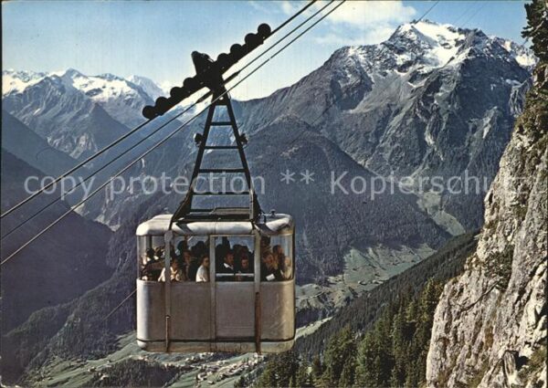 Seilbahn Penkenseilbahn Grünberg Mayrhofen Zille