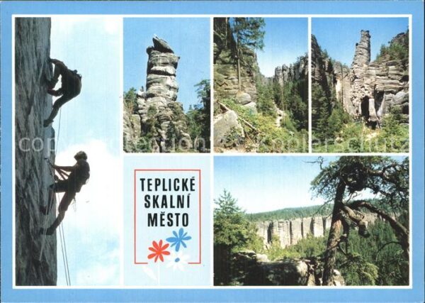 Klettern Bergsteigen Teplicke Skalni Mesto Nachod