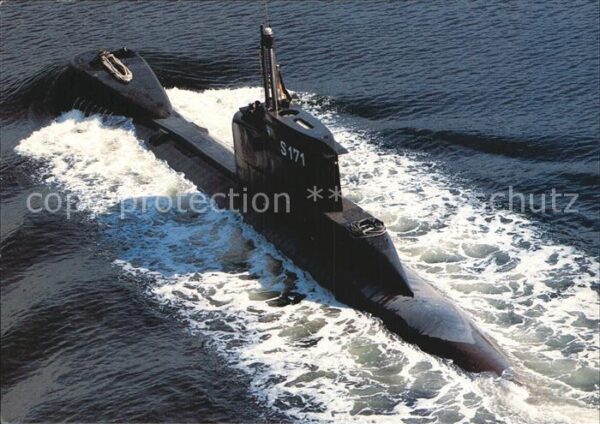 U-Boot Unterseeboot Submarine Sous-Marin Unterseeboot Klasse 206 S171 U22