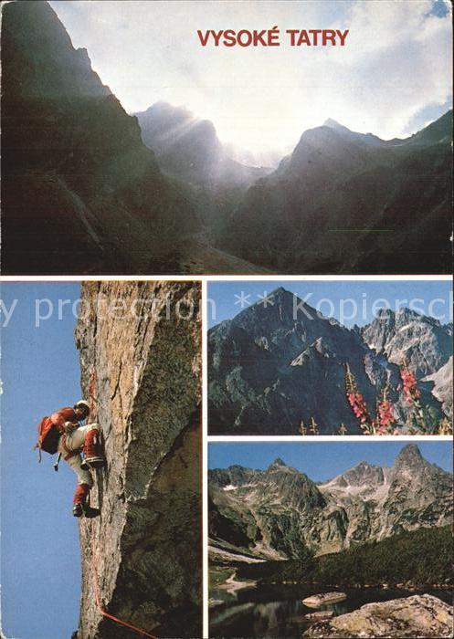 Klettern Bergsteigen Vysoke Tatry Dolina Zeleneho plesa Pysn