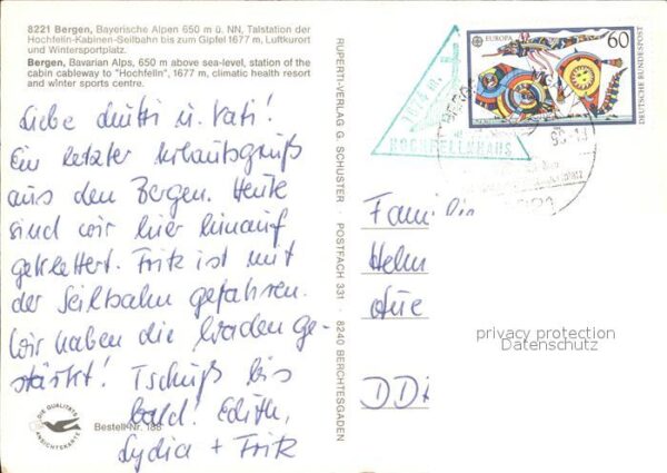 Seilbahn Hochfelln Bergen – Bild 2