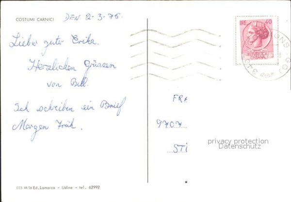Trachten Italien Costumi Carnici – Bild 2