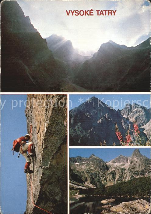 Klettern Bergsteigen Vysoke Tatry Maly Kezmarsky stit Cierne