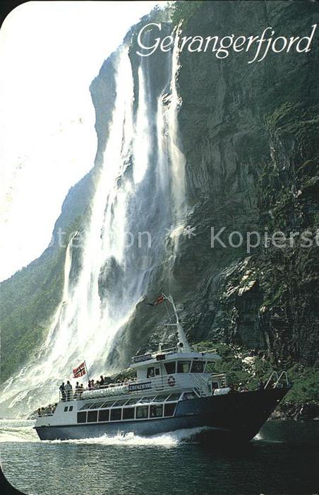 Motorschiffe Geirangerfjord Norway