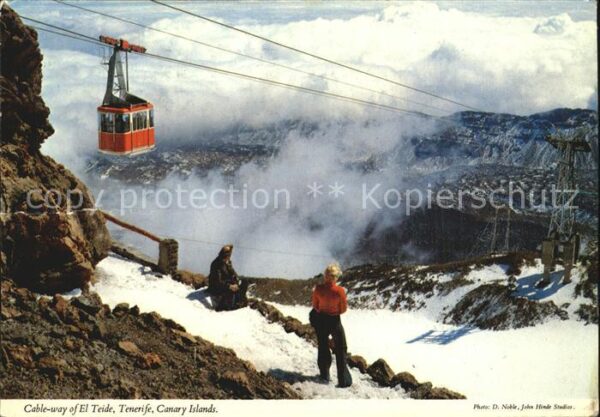 Seilbahn El Teide Tenerife Canary Islands