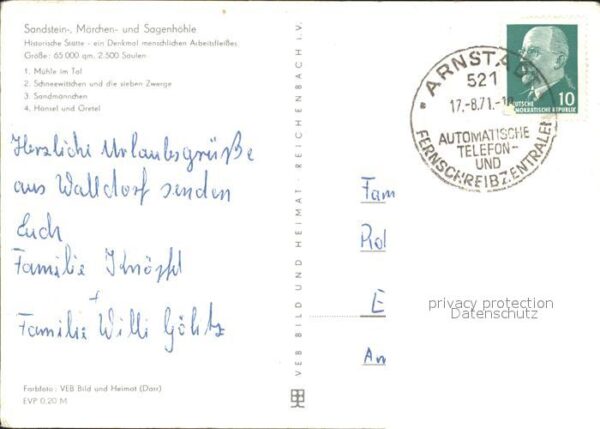 Maerchen Sagen Sandsteinhöhle Walldorf Werra Schneewit – Bild 2
