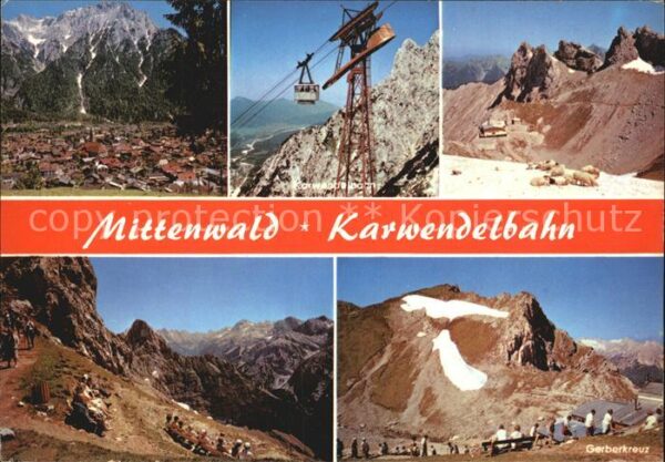 Seilbahn Karwendel Mittenwald Gerberkreuz