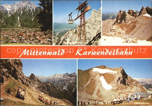 Seilbahn Karwendel Mittenwald Gerberkreuz