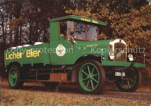 Autos Licher Bier Oldtimer Privatbrauerei Lic