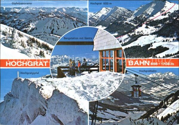 Seilbahn Hochgrat Bergstation Hochgratgipfel Ste