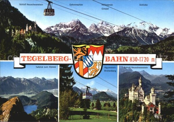 Seilbahn Tegelberg Schwangau Füssen Schloss Neus