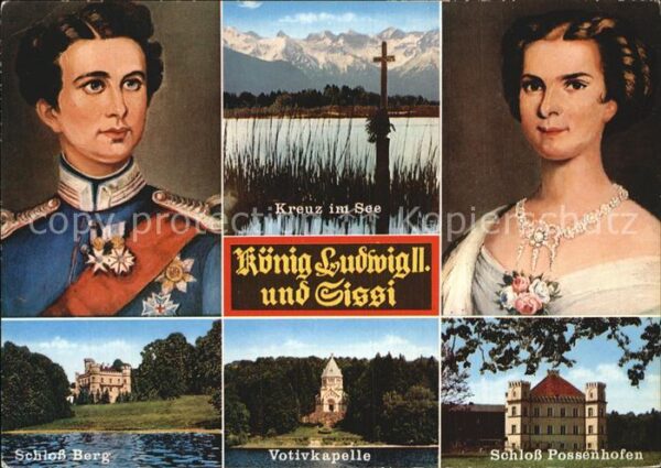 Adel Bayern König Ludwig II. Sissi Votivkapelle Ged