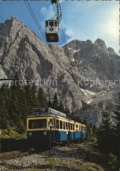 Zahnradbahn Seilbahn Bayerische Zugspitzbahnen Zugs