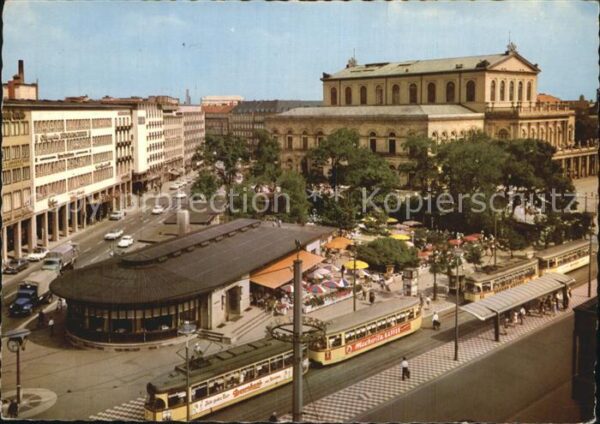 Strassenbahn Hannover Cafe am Kröpcke Opernhaus
