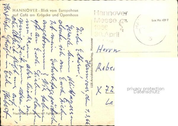 Strassenbahn Hannover Cafe am Kröpcke Opernhaus – Bild 2