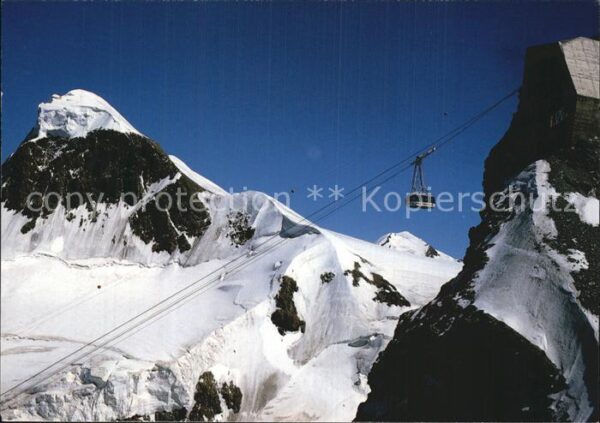 Seilbahn Klein Matterhorn Bergstation Zermatt Br