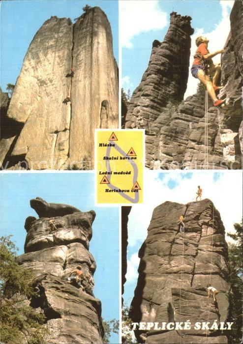 Klettern Bergsteigen Teplicke Skaly