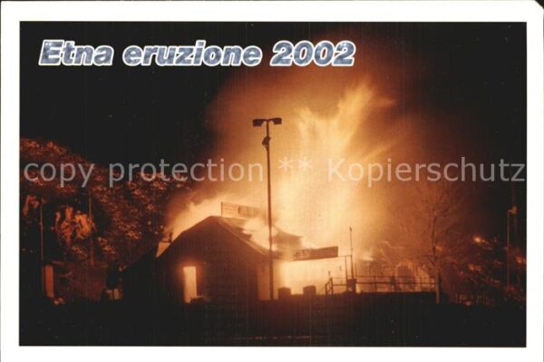 Vulkane Geysire Vulcans Geysers Etna Eruzione 2002