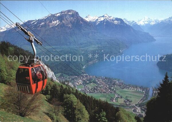 Seilbahn Brunnen Urmiberg Vierwaldstättersee Axe
