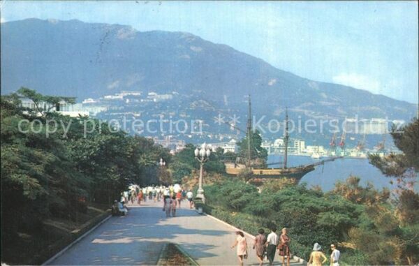 Jalta Yalta Krim Crimea Hafen Promenade