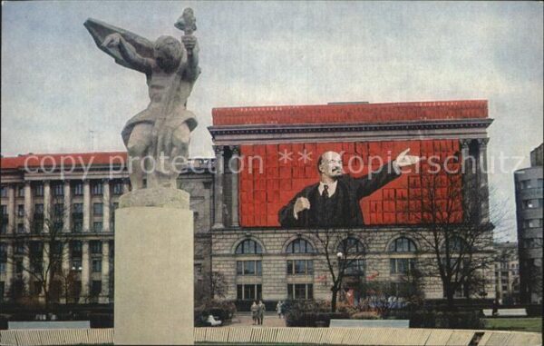 St Petersburg Leningrad Revolution Square Lenin