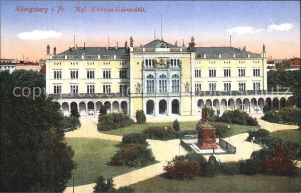 Koenigsberg Ostpreussen Kgl. Albertus-Universität