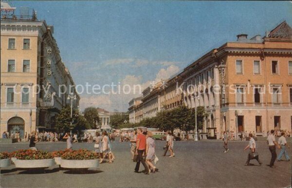St Petersburg Leningrad Brodsky Street Square Arts