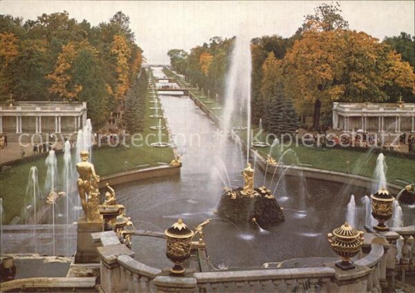 Peterhof St Petersburg Pool Great Cascade