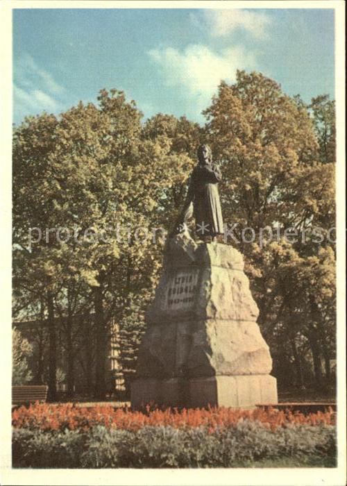 Parnu Monument to the poetess Lydia Koidula