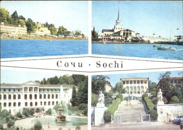Sotschi Strand Hafen Sanatorium