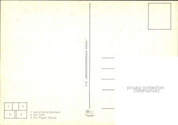Riga Lettland Janis-Rainis-Denkmal Dom Rigaer Strand – Bild 2