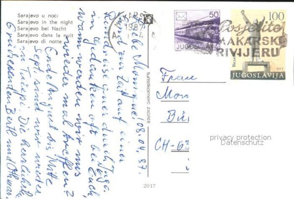 Sarajevo u noci Nachtaufnahme – Bild 2