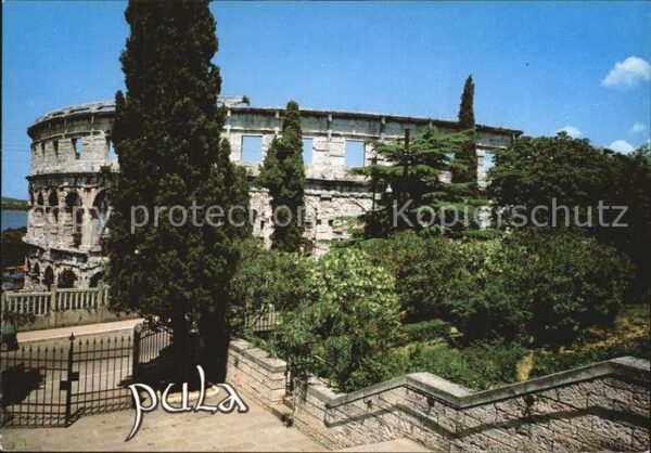 Pola Pula Croatia Amphitheater