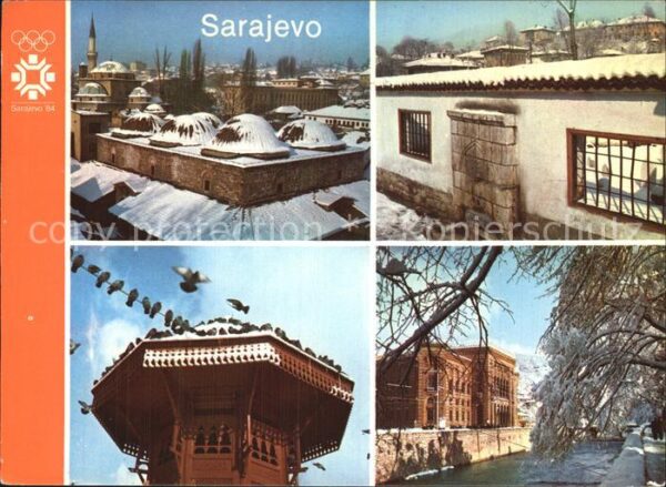 Sarajevo Teilansichten Olymiastadt 1984