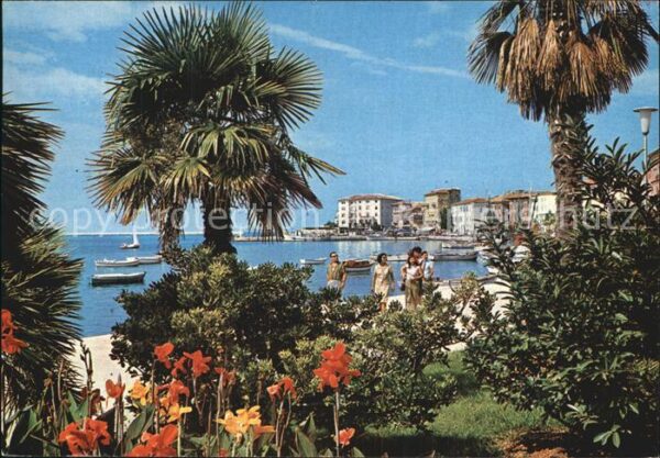 Porec Uferpromenade Palmen