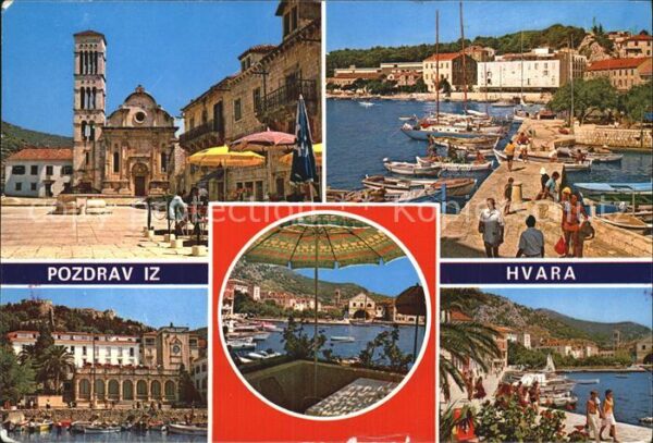 Hvar Kirche Hafen Uferpromenade