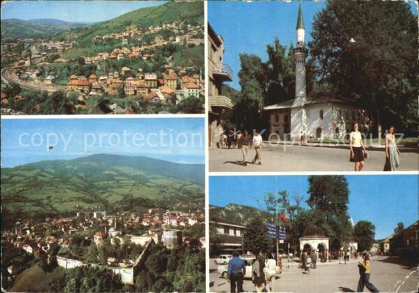 Travnik Panorama Strassenpartie