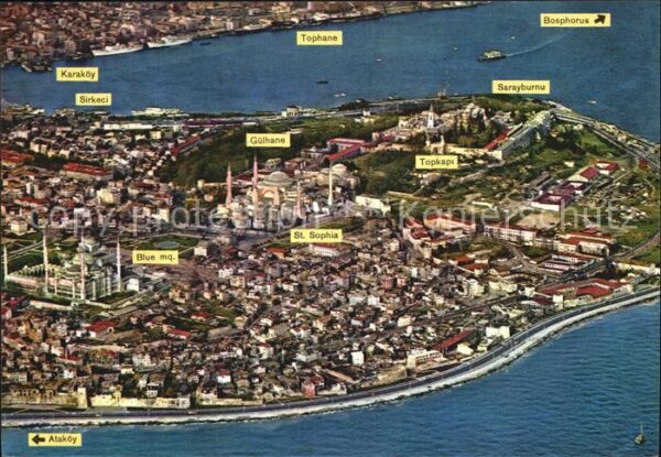 Istanbul Constantinopel Blaue Moschee Hagia Sophia Topkapi Flie