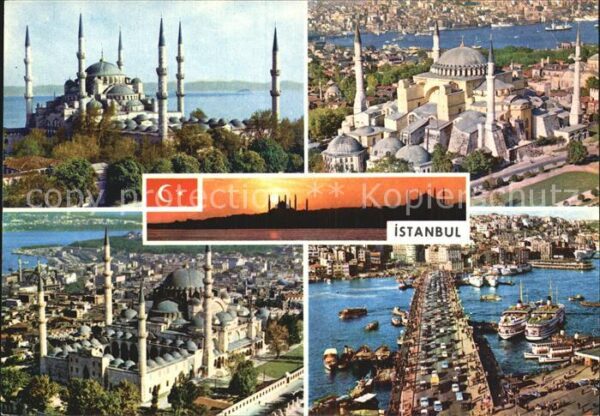 Istanbul Constantinopel Blaue Mosche Brücke