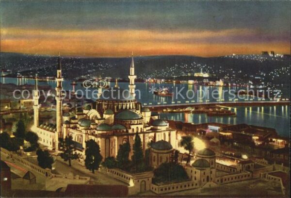 Istanbul Constantinopel Süleyman Moschee Goldenes Horn Atatürk