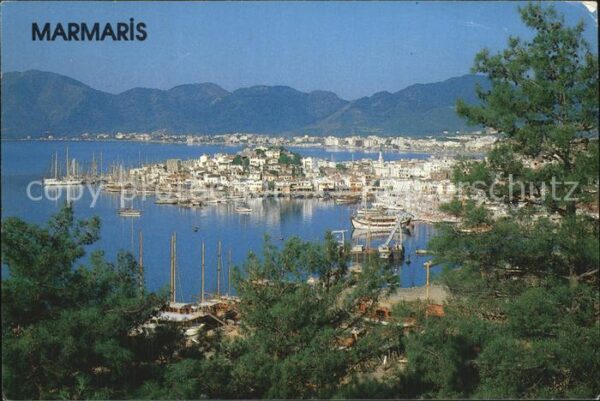 Marmaris Panorama Küstenstadt Hafen Berge