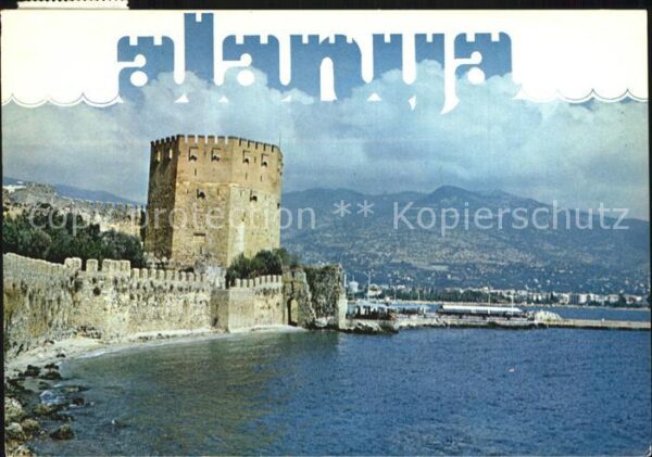 Alanya Red Tower Festungsanlage Küstenstadt