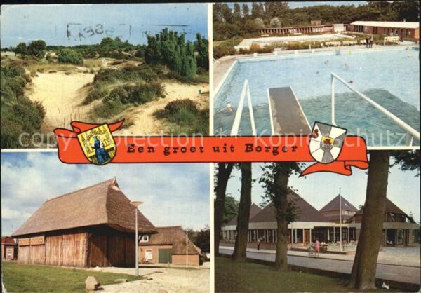 Borger Drenthe Dünen Schwimmbad Restaurant Scheune